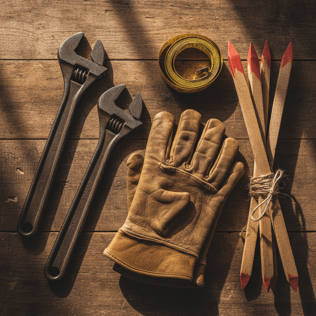 Attrezzi e equipaggiamento da cantiere